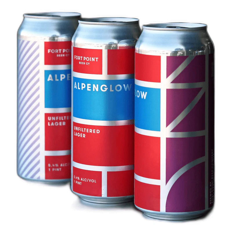 Fort Point Alpenglow Unfiltered Lager Beer | (4)*473ML at CaskCartel.com