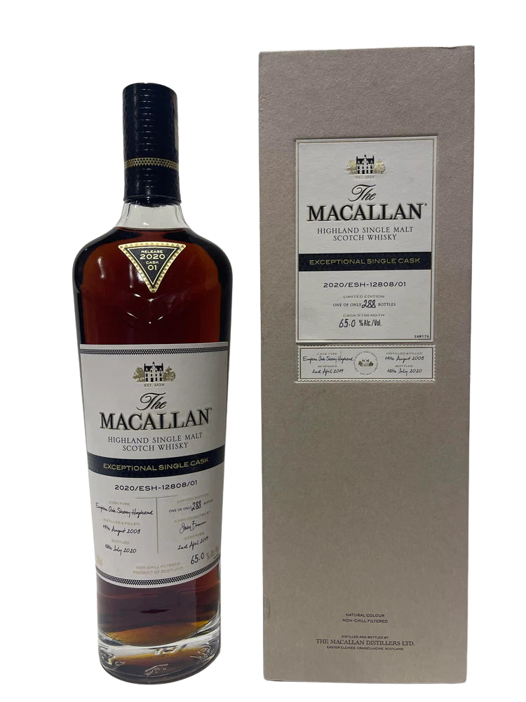Macallan Exception Single Cask 2020/ESH-12808/01 Cask #01 Single Malt Scotch Whisky at CaskCartel.com