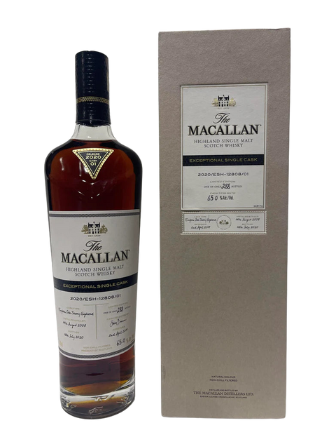 Macallan Exception Single Cask 2020/ESH-12808/01 Cask #01 Single Malt Scotch Whisky at CaskCartel.com
