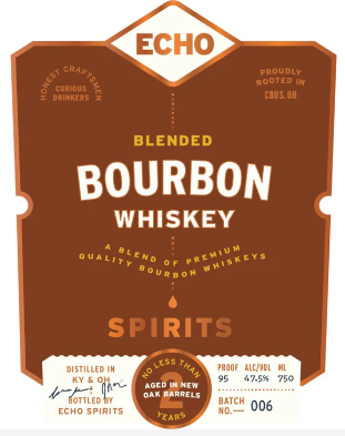 Echo Blended Bourbon Whiskey at CaskCartel.com