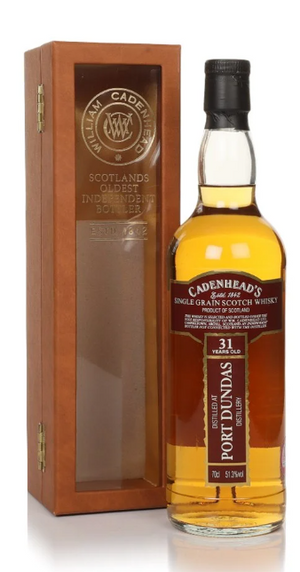 Port Dundas 31 Year Old 1988 WM Cadenhead Single Grain Scotch Whisky | 700ML at CaskCartel.com