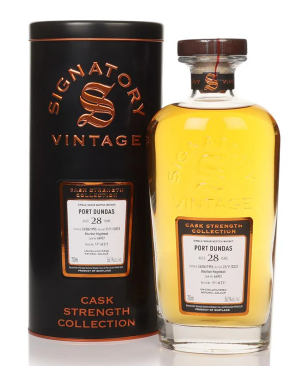 Port Dundas 28 Year Old 1995 Cask #64907 - Cask Strength Collection Signatory Single Grain Scotch Whisky | 700ML at CaskCartel.com