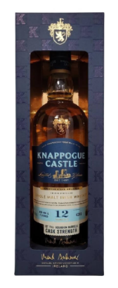 Knappogue Castle 12 Year Old Cask Strength Single Malt Irish Whisky | 700ML