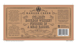Ranger Creek Finished in Mead Barrel Texas Straight Bourbon Whiskey at CaskCartel.com