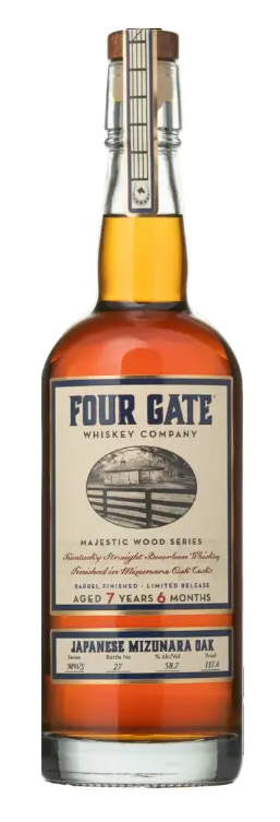 Four Gate Majestic Wood Series Japanese Mizunara Oak Bourbon Whisky at CaskCartel.com