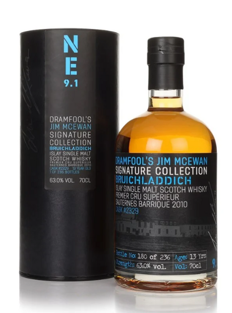 Bruichladdich 9.1 13 Year Old 2010 Cask #2329 Jim McEwan Signature Collection Dramfool Single Malt Scotch Whisky | 700ML at CaskCartel.com