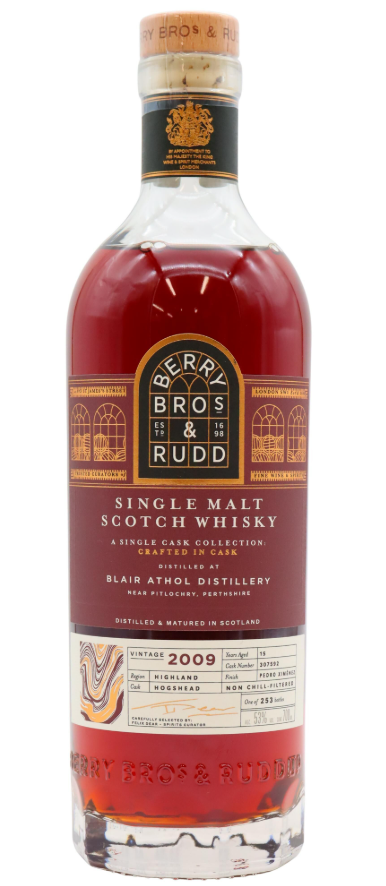 Blair Athol Berry Bros & Rudd - Crafted In Cask - Pedro Ximenez Finish 15 Year Old · 2009 Vintage Single Malt Scotch Whisky | 700ML at CaskCartel.com