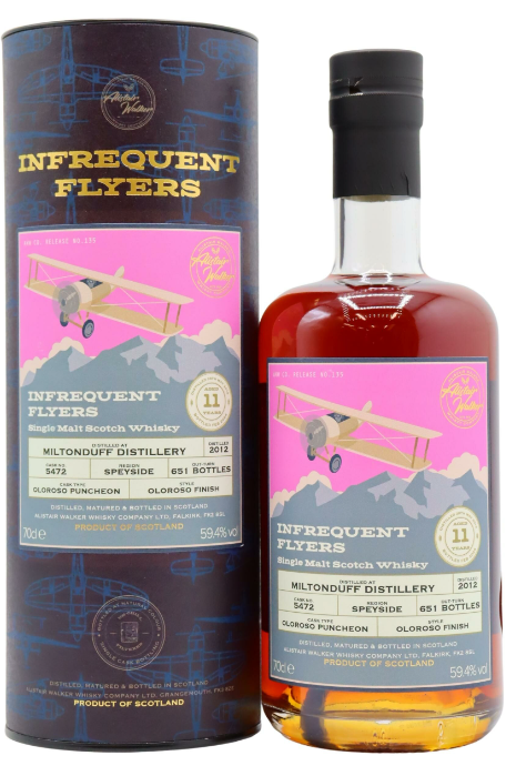 Miltonduff 11 Year Old Infrequent Flyers Oloroso Finish 2012 Single Malt Scotch Whisky | 700ML at CaskCartel.com