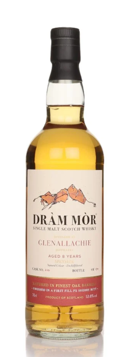 Glenallachie 8 Year Old Cask #210 Dram Mor Single Malt Scotch Whisky | 700ML at CaskCartel.com