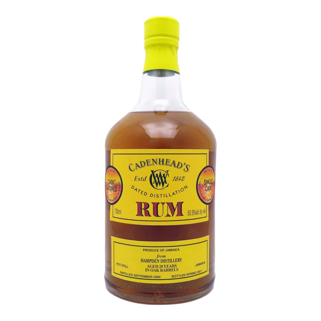 Cadenhead’s Dated Distillation Hampden 2000 20 Year Old Jamaican Rum | 700ML at CaskCartel.com