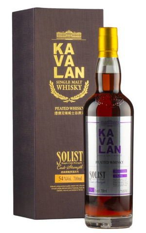 Kavalan Solist Peated 54% Single Malt Whisky | 700ML at CaskCartel.com