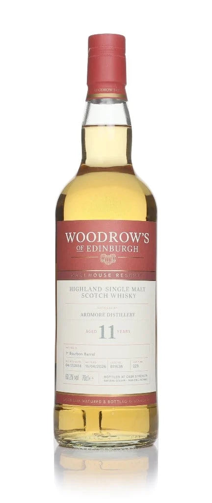Ardmore 11 Year Old 2014 - Woodrow's of Edinburgh Single Malt Scotch Whisky | 700ML at CaskCartel.com