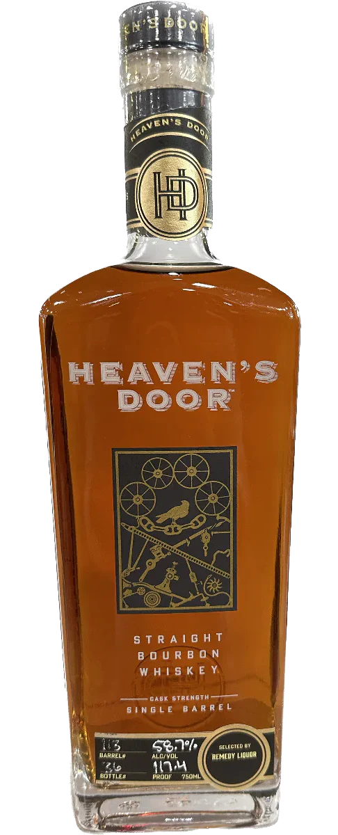 Heaven's Door Platinum Barrel Select #113 Cask Strength Straight Bourbon Whiskey