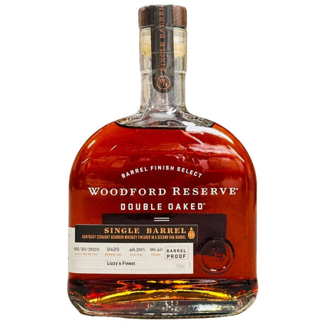 Woodford Reserve Barrel Proof Double Oak Single Barrel Lizzys Finest Kentucky Straight Bourbon Whiskey at CaskCartel.com