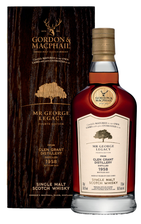 Glen Grant 63 Year Old 1958 Mr George Legacy Fourth Edition Single Cask #3818 Single Malt Scotch Whisky | 700ML