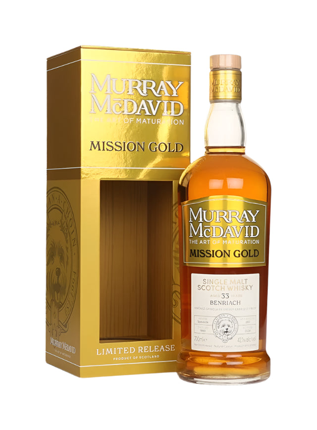 Benriach 33 Year Old 1990 - Mission Gold (Murray McDavid) Single Malt Scotch Whisky| 700ML at CaskCartel.com