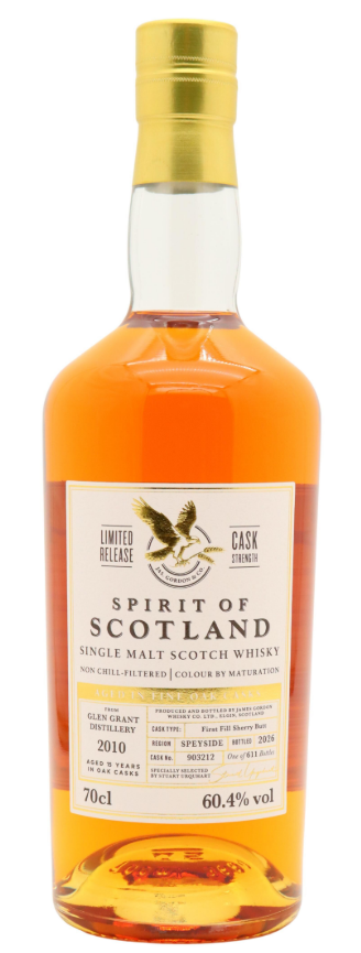 Glen Grant Spirits Of Scotland Single Cask #903212 15 Year Old · 2010 Vintage Single Malt Scotch Whisky | 700ML at CaskCartel.com
