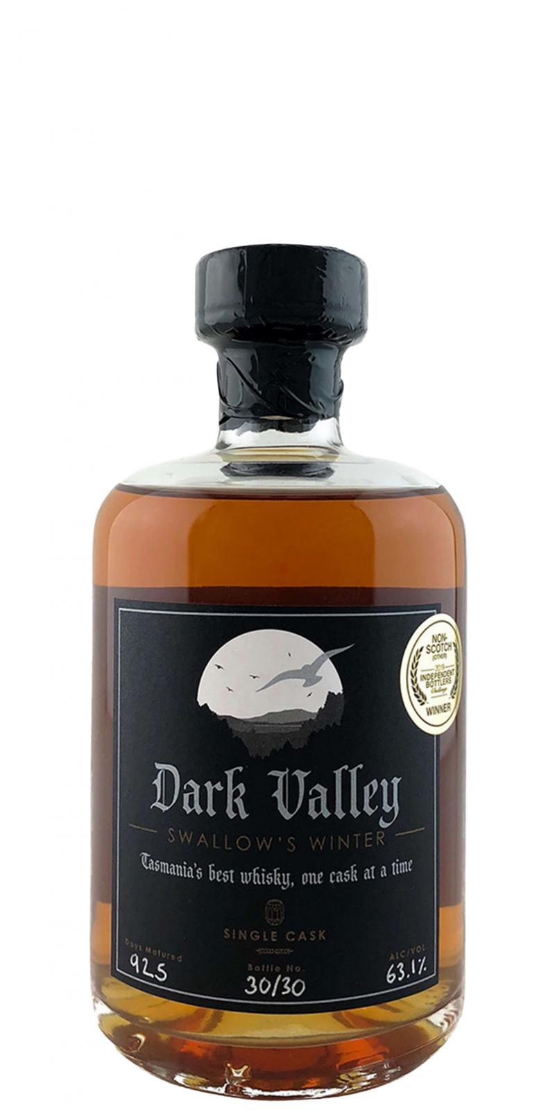 Dark Valley Swallow's Winter DVW Single Cask Single Malt Whisky | 500ML at CaskCartel.com