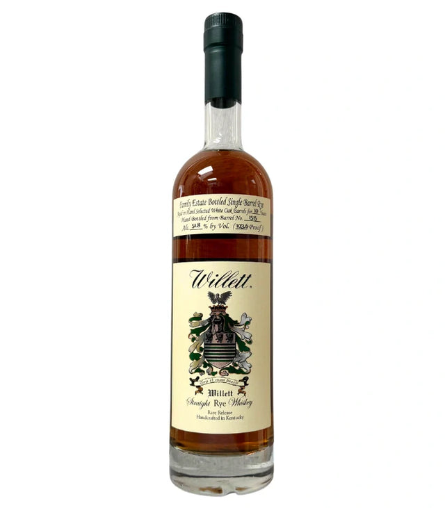 Willett Family Estate 10 Year Old Single Barrel #1515 "Decade Neat" 103.6 Proof Rye Whiskey at CaskCartel.com