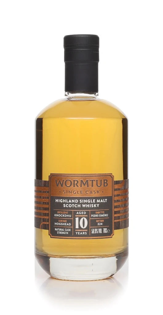Knockdhu 10 Year Old - Wormtub Single Cask Single Malt Scotch Whisky | 700ML at CaskCartel.com