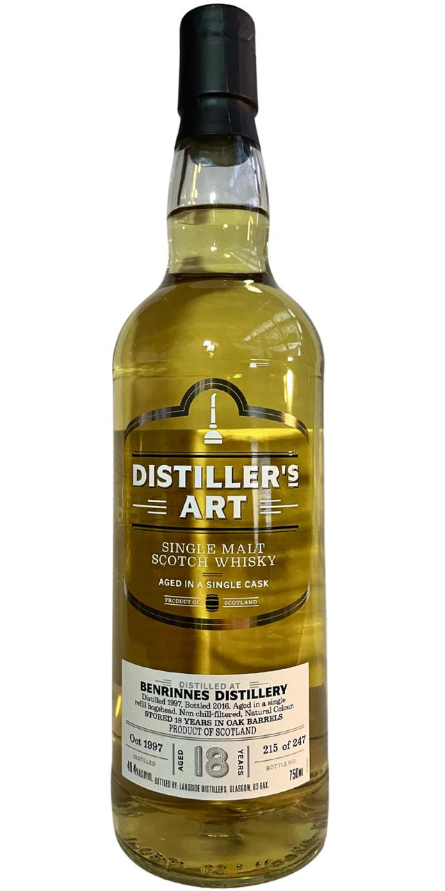 Benrinnes 18 Year Old Distiller's Art Refill Hogshead Single Malt Scotch Whisky at CaskCartel.com