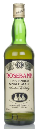 Rosebank 8 Year Old - 1980s Unblended Single Malt Scotch Whisky at CaskCartel.com