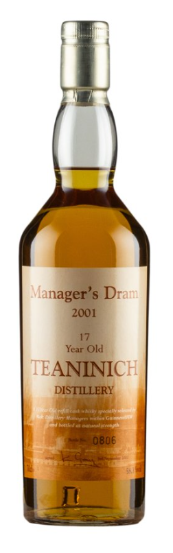 Teaninich 17 Year Old Manager's Dram 2001 Single Malt Scotch Whisky | 700ML at CaskCartel.com