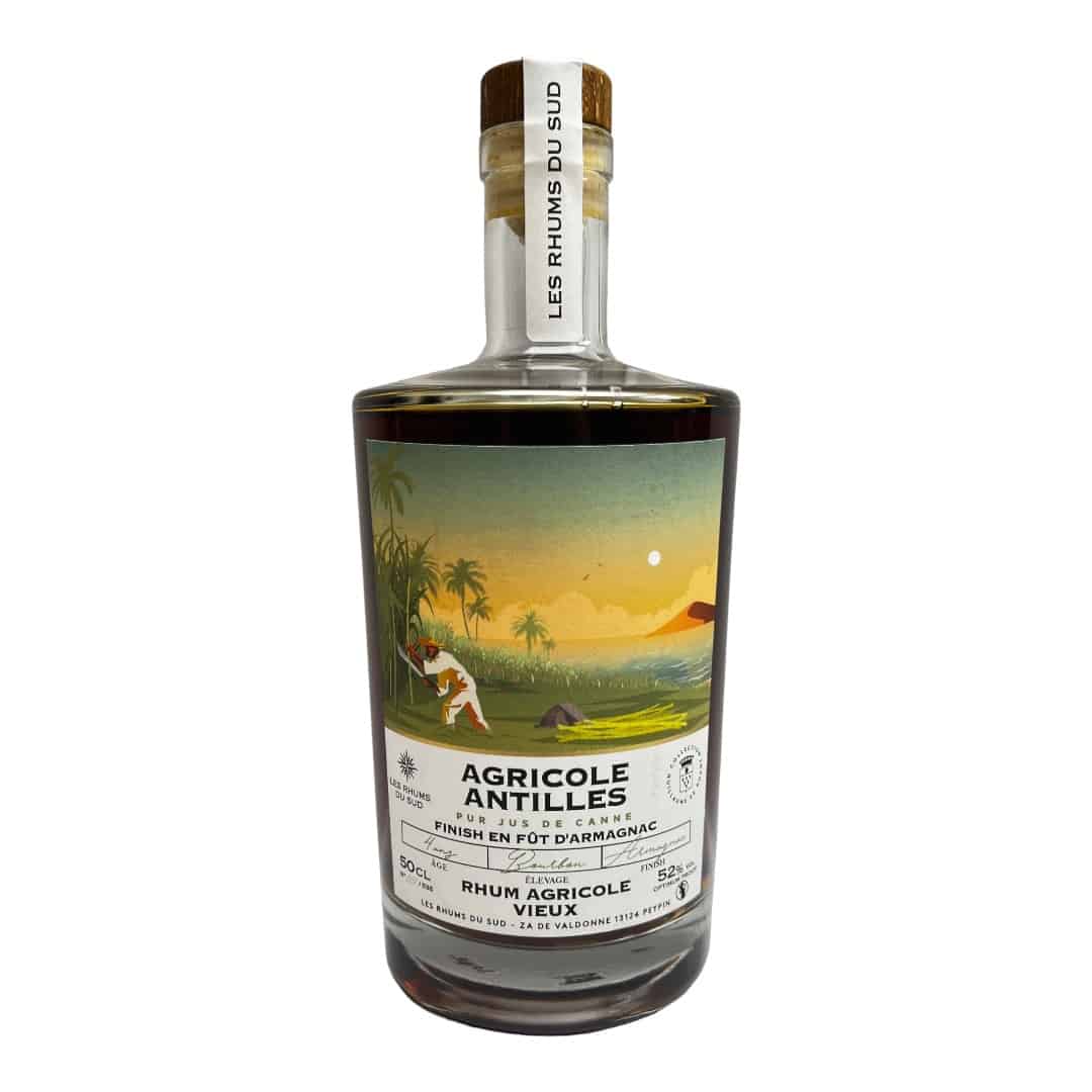 Les Rhums Du Sud Agricoles Antilles 4 Ans Armagnac Finish | 500ML at CaskCartel.com