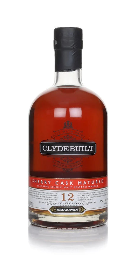Clydebuilt 12 Year Old Sherry Cask Matured (Ardgowan) Single Malt Scotch Whisky | 700ML at CaskCartel.com