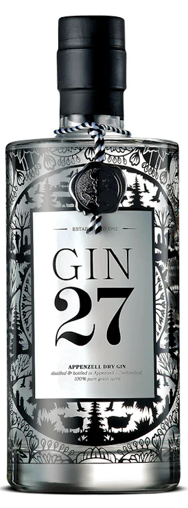 Gin 27 Premium Appenzeller Dry Gin | 700ML at CaskCartel.com