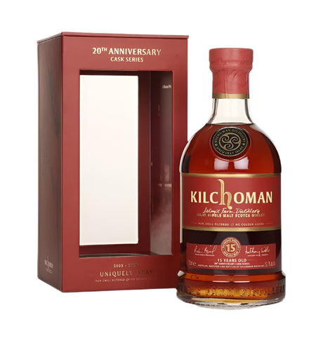 Kilchoman 15 Year Old Sherry Cask Matured 20th Anniversary Series Single Malt Scotch Whisky | 700ML at CaskCartel.com