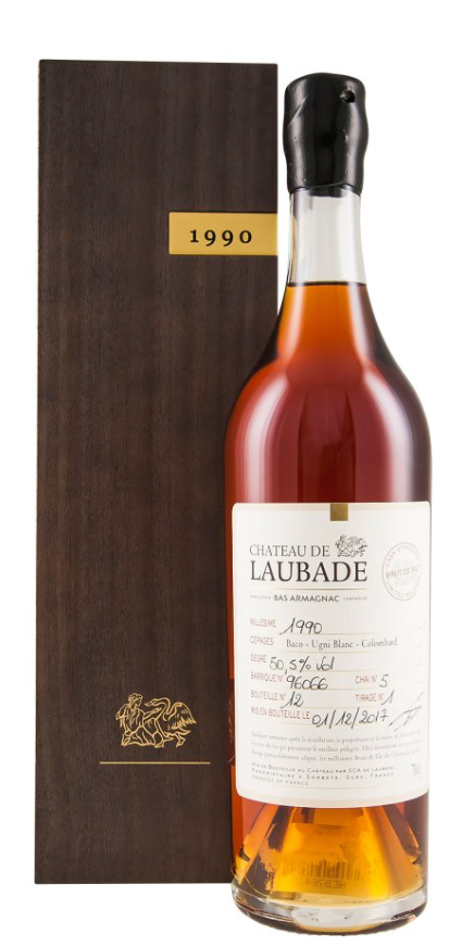 Laubade Cask Strength 1990 Armagnac | 700ML at CaskCartel.com