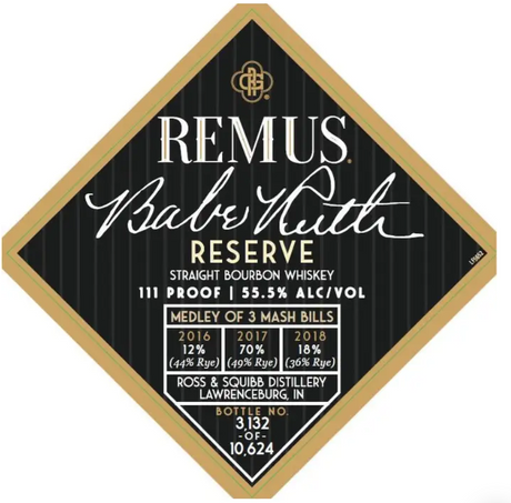 George Remus Babe Ruth Reserve Straight Bourbon Whisky at CaskCartel.com 2