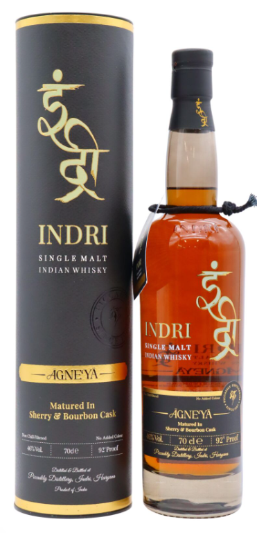 Indri Agneya Indian Single Malt Whisky | 700ML at CaskCartel.com