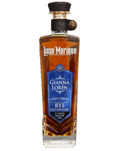 Luca Mariano Gianna Loren Single Barrel Straight Rye Whiskey at CaskCartel.com