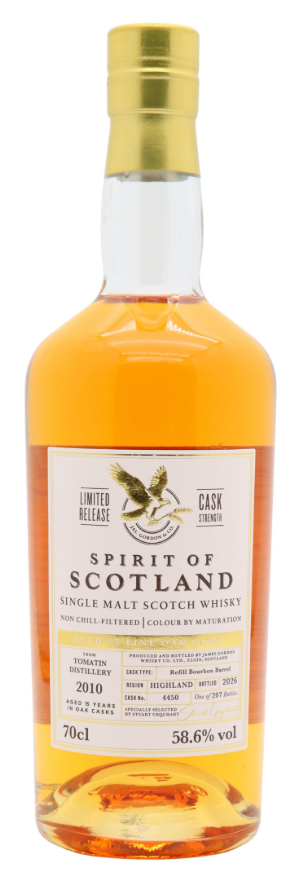 Tomatin Spirits Of Scotland Single Cask #4450 15 Year Old · 2010 Vintage Single Malt Scotch Whisky | 700ML at CaskCartel.com