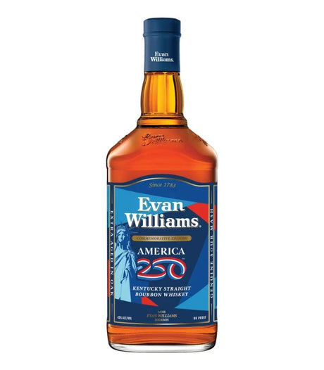 Evan Williams America 250 Commemorative Edition Kentucky Straight Bourbon Whiskey | 1.75L at CaskCartel.com