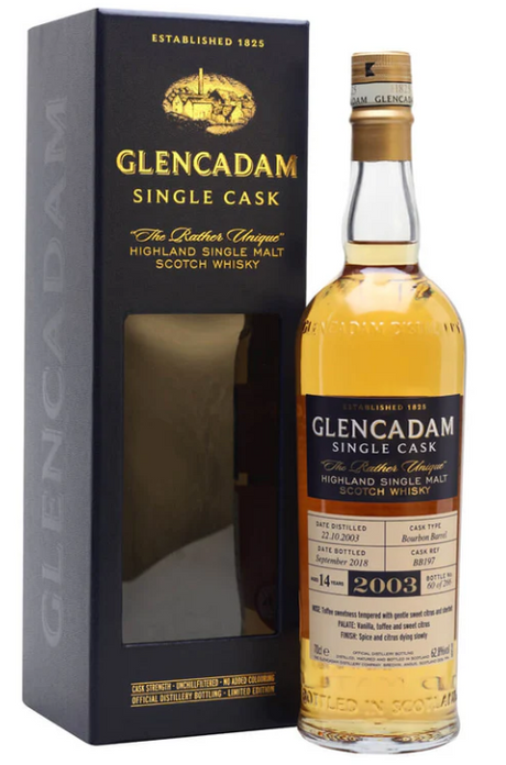 Glencadam 2003 Single Cask "The Rather Unique" Single Malt Scotch Whisky | 700ML at CaskCartel.com