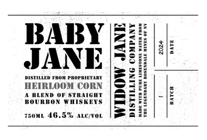Baby Jane - Widow Jane Bourbon Whisky
