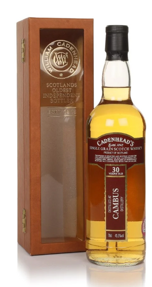 Cambus 30 Year Old 1988 WM Cadenhead Single Grain Scotch Whisky | 700ML at CaskCartel.com
