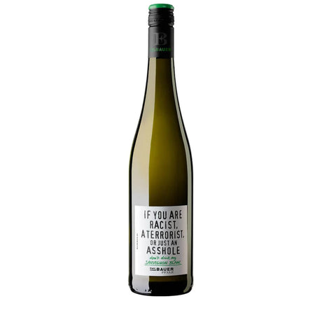 2020 | Weingut Emil Bauer & Sohne | If You are Racist a Terrorist or just an Asshole Don't drink my Sauvignon Blanc at CaskCartel.com