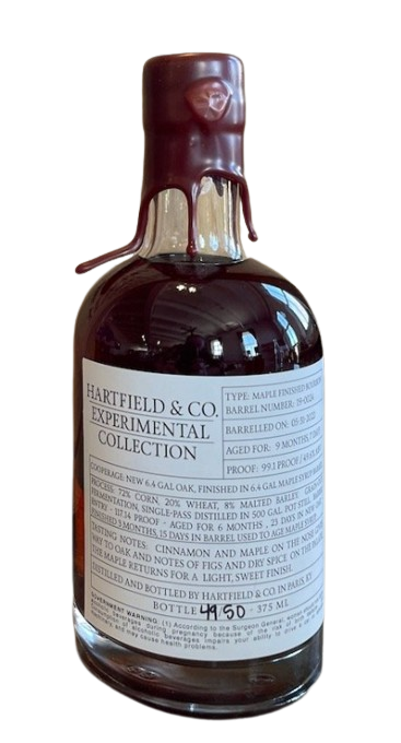 Hartfield Co Finished in a Maple Barrel Bourbon Whisky | 375ML at CaskCartel.com