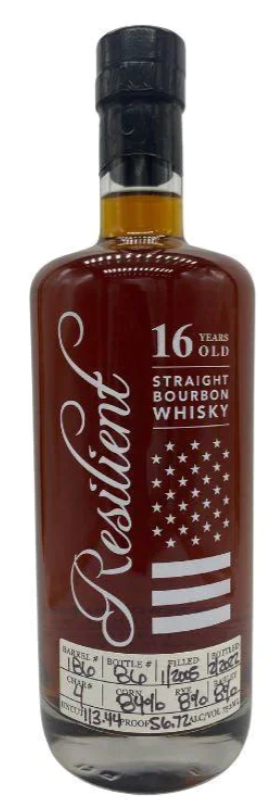 Resilient Single Barrel #186 16 Year Old Straight Bourbon Whisky at CaskCartel.com