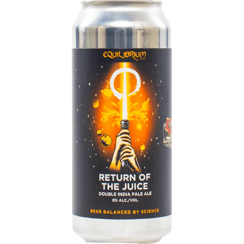 Equilibrium X Great Notion Brewing Return Of The Juice Double IPA | (4)*473ML at CaskCartel.com