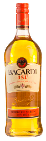 Bacardi 151 | 1L at CaskCartel.com