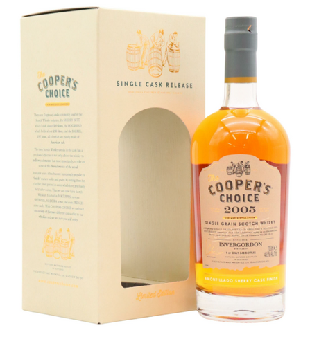 Invergordon Cooper's Choice - Single Cask #302040 Whisky 19 Year Old - 2005 Vintage Single Grain Scotch Whisky | 700ML at CaskCartel.com