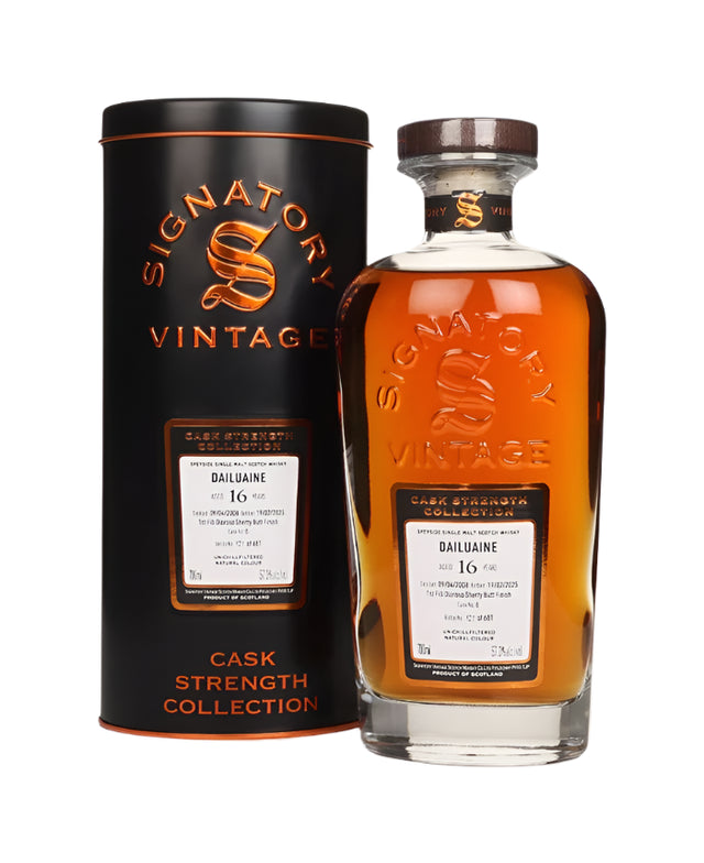 Dailuaine 16 Year Old 2008 Cask #6 - Cask Strength Collection (Signatory) Single Malt Scotch Whisky | 700ML at CaskCartel.com