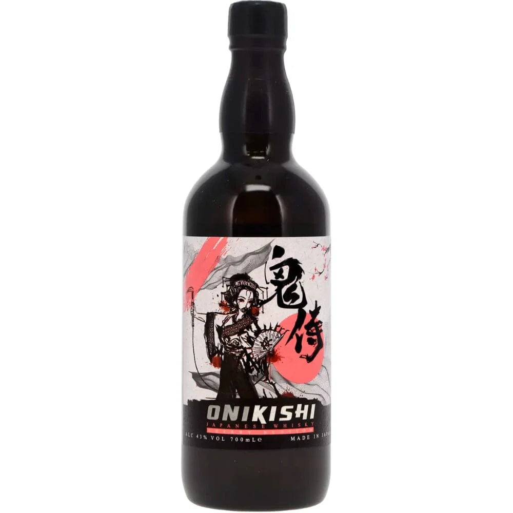 Onikishi Deadly Sakura Cherry Blossom Blend Japanese Whisky | 700ML at CaskCartel.com