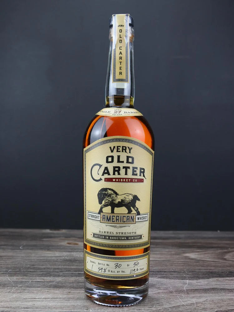 Old Carter Whiskey Co. 27 Year Old Barrel Strength Straight American Whiskey Barrel #1 Bottle 30 of 50 at CaskCartel.com 2