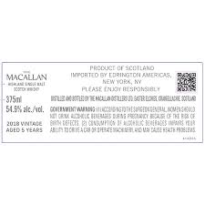 The Macallan 2018 Vintage 5 Year Old | 375ML at CaskCartel.com